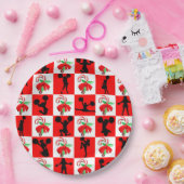 HAPPY HOLIDAY CHEERLEADING KERST PAPIEREN BORDJE (Feest)