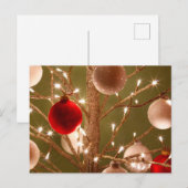 Happy Holiday - Christmas Ornaments Feestdagenkaart (Voorkant / Achterkant)