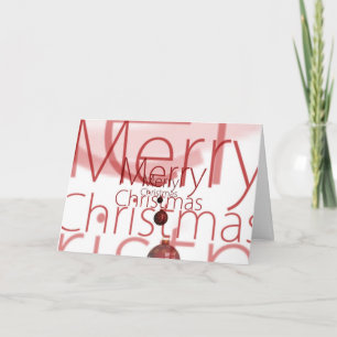 Happy Holiday Decorative Kerstannament Feestdagen Kaart