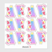 Happy Holiday Designer Polar-beer Sticky Sticker (Vel)