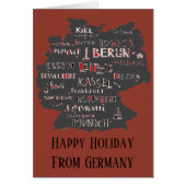 Happy Holiday, German Cities, voeg tekst toe (Voorkant)