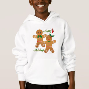 Happy Holiday Gingerbrood Man Boy Girl
