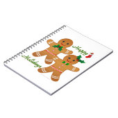 Happy Holiday Gingerbrood Man Boy Girl Notitieboek (Linkerzijde)