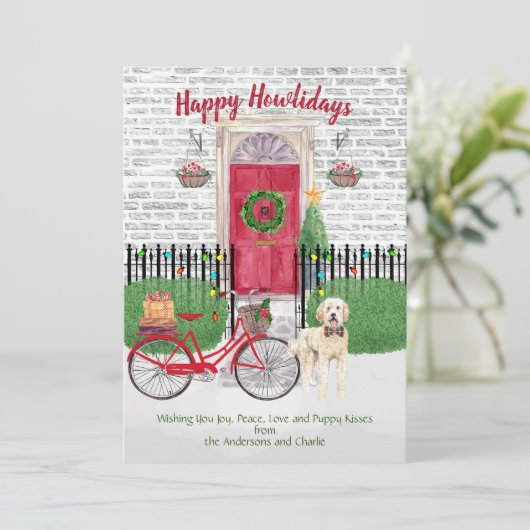 Happy Holiday Goldendole Bicycle Red Dedoor (Staand voorkant)