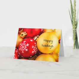 Happy Holiday Greeting Card Kaart