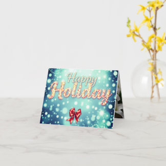 Happy Holiday Greeting Card Kaart