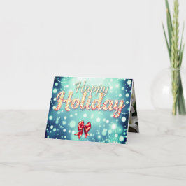 Happy Holiday Greeting Card Kaart