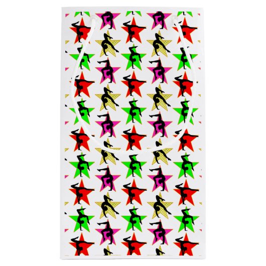 HAPPY HOLIDAY GYMNAST DESIGN KLEIN CADEAUZAKJE (Achterkant)