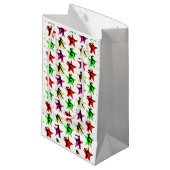 HAPPY HOLIDAY GYMNAST DESIGN KLEIN CADEAUZAKJE (Voorkant Gekanteld)