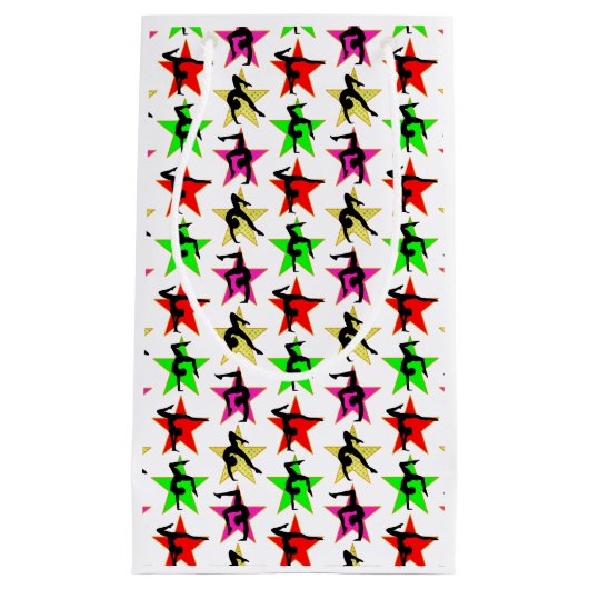 HAPPY HOLIDAY GYMNAST DESIGN KLEIN CADEAUZAKJE (Voorkant)