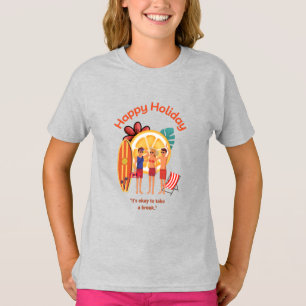 Happy Holiday Hallo Summer Beach Vibes T-shirt