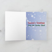 Happy Holiday Honking Daffodil Feestdagen Kaart (Binnen)