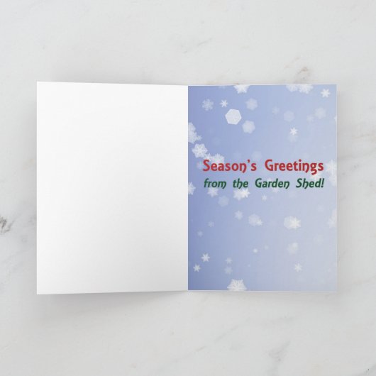 Happy Holiday Honking Daffodil Feestdagen Kaart (Binnen)