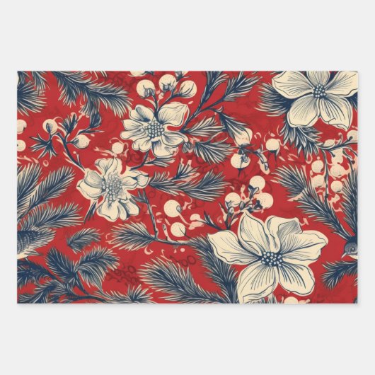 Happy Holiday Inpakpapier Vel (Voorkant)