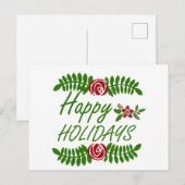Happy Holiday is Briefkaart (Voorkant / Achterkant)