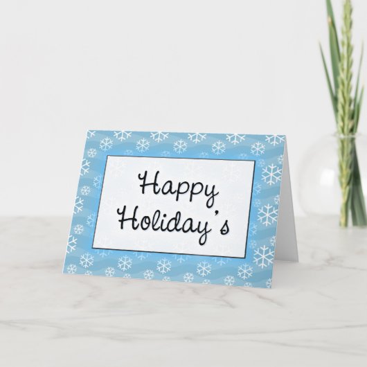 Happy Holiday is Feestdagen Kaart (Voorkant)