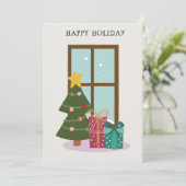 Happy Holiday-kaart Feestdagenkaart (Staand voorkant)