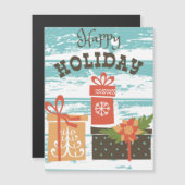 Happy Holiday Kerstfeestdag Cadeaus (Voorkant / Achterkant)