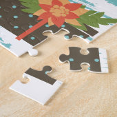 Happy Holiday Kerstfeestdag Cadeaus Legpuzzel (Zijkant)
