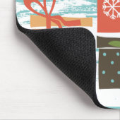 Happy Holiday Kerstfeestdag Cadeaus Muismat (Hoek)