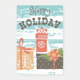 Happy Holiday Kerstfeestdag Cadeaus Post-it® Notes