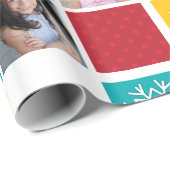 Happy Holiday-kerstfoto's — papier voor het ompakk (Rol Hoek)