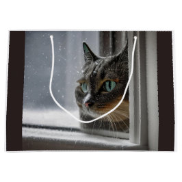 Happy Holiday Kitty Cat Groot Cadeauzakje