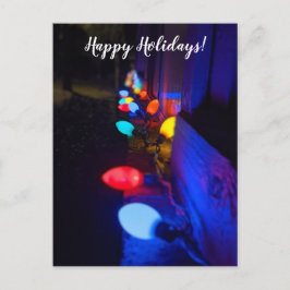 Happy Holiday Lights Briefkaart