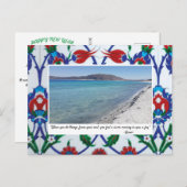 Happy Holiday met herinneringen en Rumi Quottes Briefkaart (Voorkant / Achterkant)