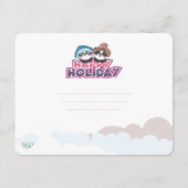 Happy Holiday Panda Informatiekaartje (Achterkant)