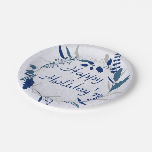 Happy Holiday Papieren Bordje (Gekanteld)