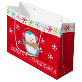 Happy Holiday Penguin Groot Cadeauzakje
