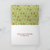 Happy Holiday Photo Card lijst Feestdagen Kaart (Binnen)