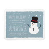 Happy Holiday | Politiek correct | SUPERPOWER Magneet (Horizontaal)