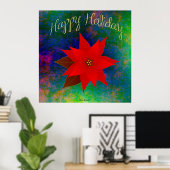Happy Holiday Poster (Thuiskantoor)
