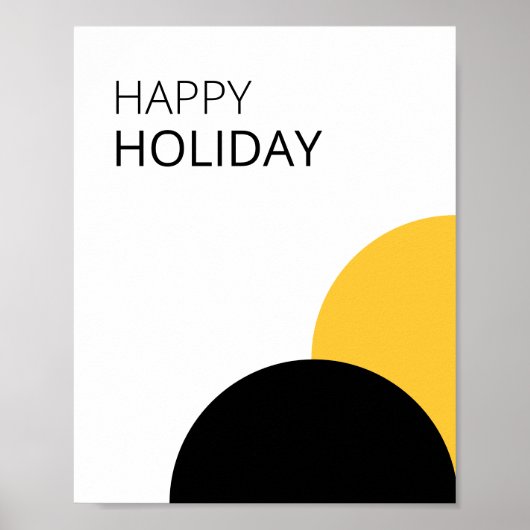 Happy Holiday Poster (Voorkant)