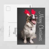 Happy Holiday Puppy Briefkaart (Voorkant / Achterkant)
