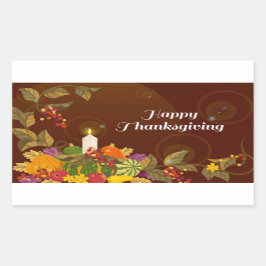 Happy Holiday Rechthoekige Sticker
