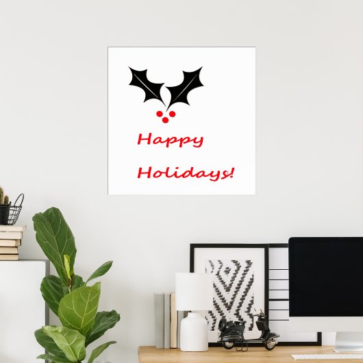 Happy Holiday Sason! Poster (Thuiskantoor)