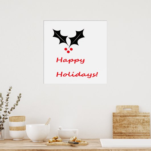 Happy Holiday Sason! Poster (Keuken)