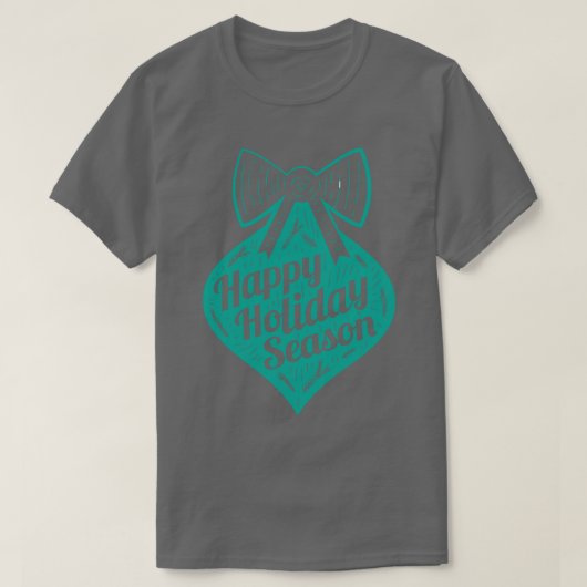 Happy Holiday Season T-shirt (Design voorkant)