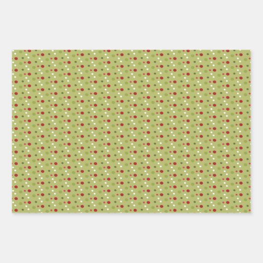 Happy Holiday-sneeuwvlokken schattige rendierkerst Inpakpapier Vel (Voorkant 2)