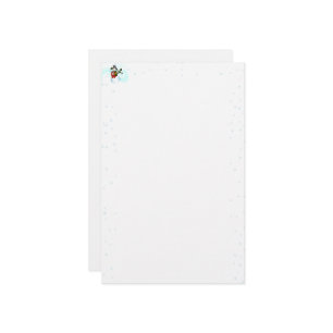 Happy Holiday Snowman Briefpapier