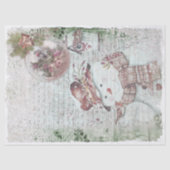 Happy Holiday Snowman Tissuepapier (Voorkant)