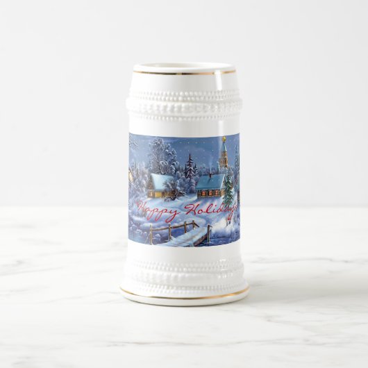 Happy Holiday Stein Bierpul (Center)