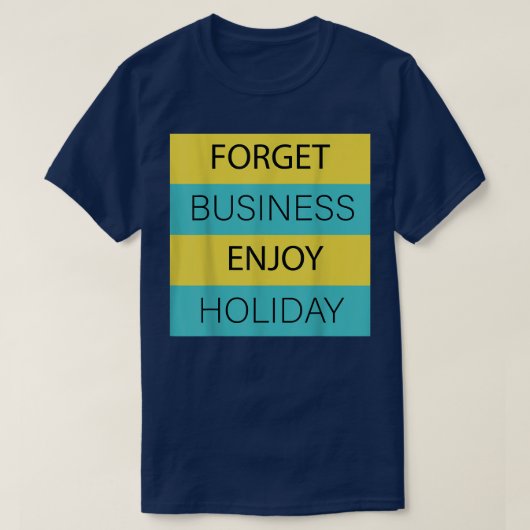 Happy Holiday T-Shirt (Design voorkant)