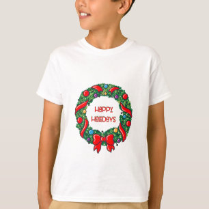 Happy Holiday T-shirt Whimsical Reef Graphic Moder