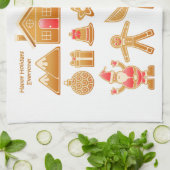 Happy Holiday Theedoek (Gevouwen)