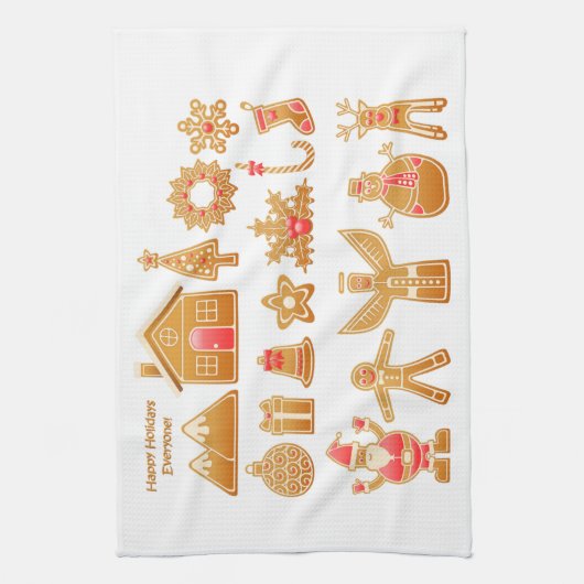 Happy Holiday Theedoek (Verticaal)