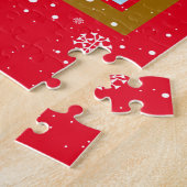 Happy Holiday-tijd aanpassen Legpuzzel (Zijkant)